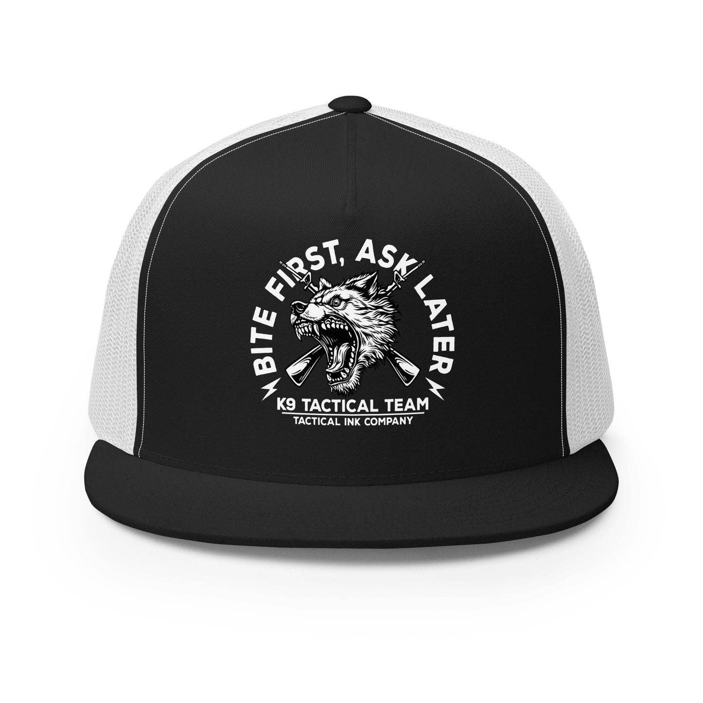 Bite First Trucker Cap