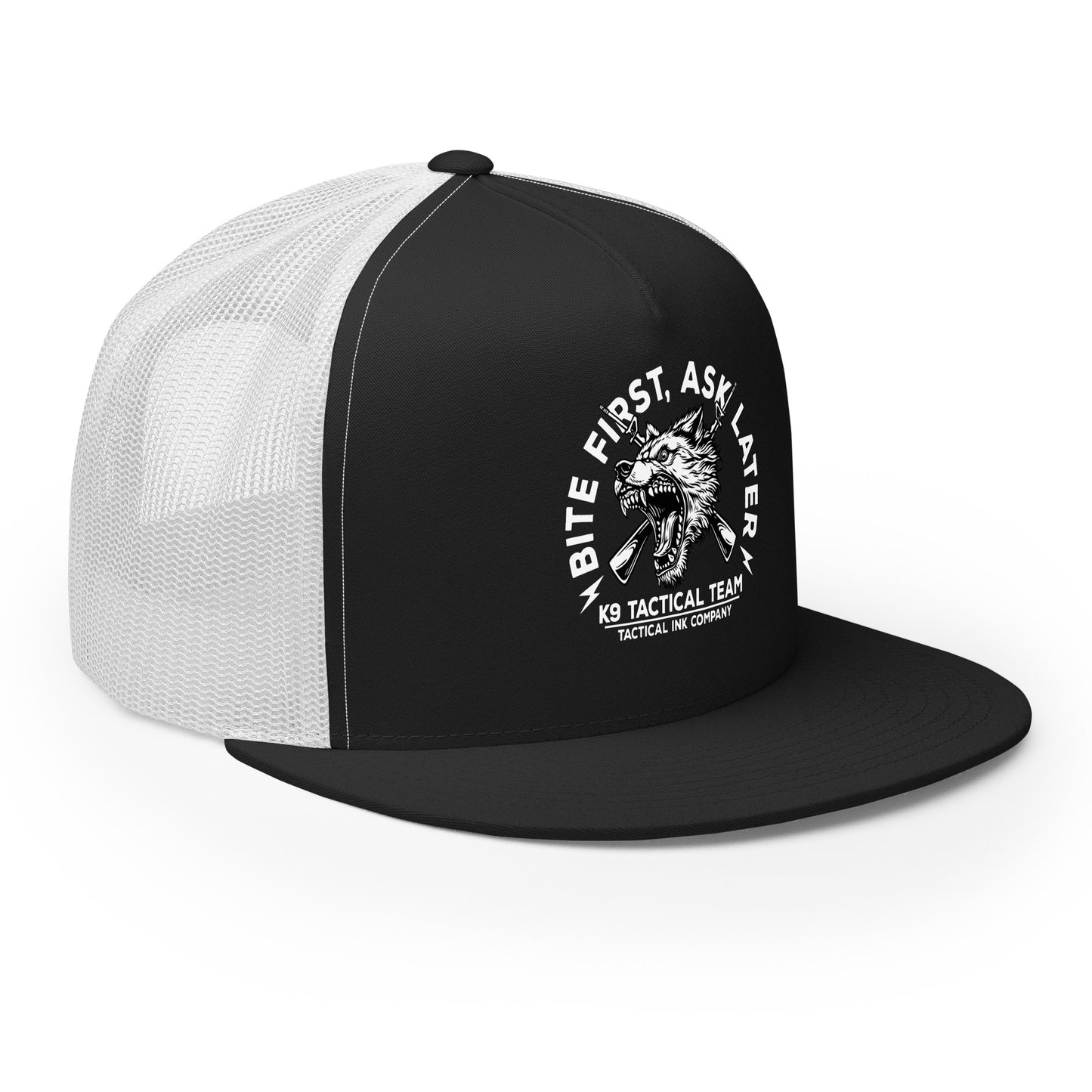 Bite First Trucker Cap