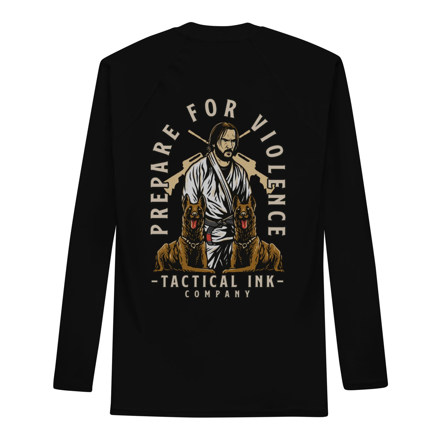 Prepare For Violence Men's Rash Guard