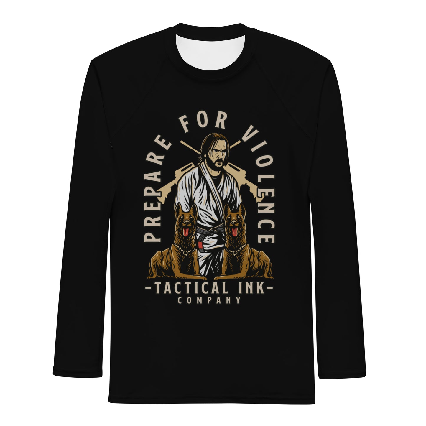 Prepare For Violence Men's Rash Guard