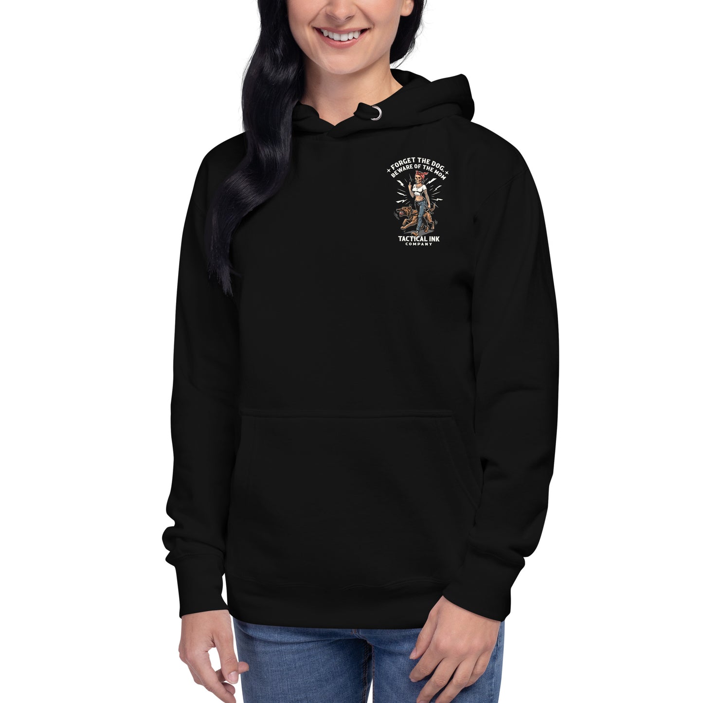 Beware of the dog mom Unisex Hoodie