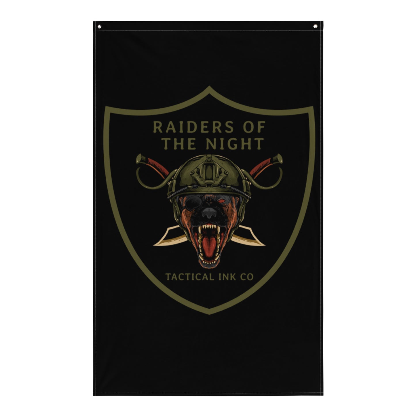 Raiders Of The Night Flag