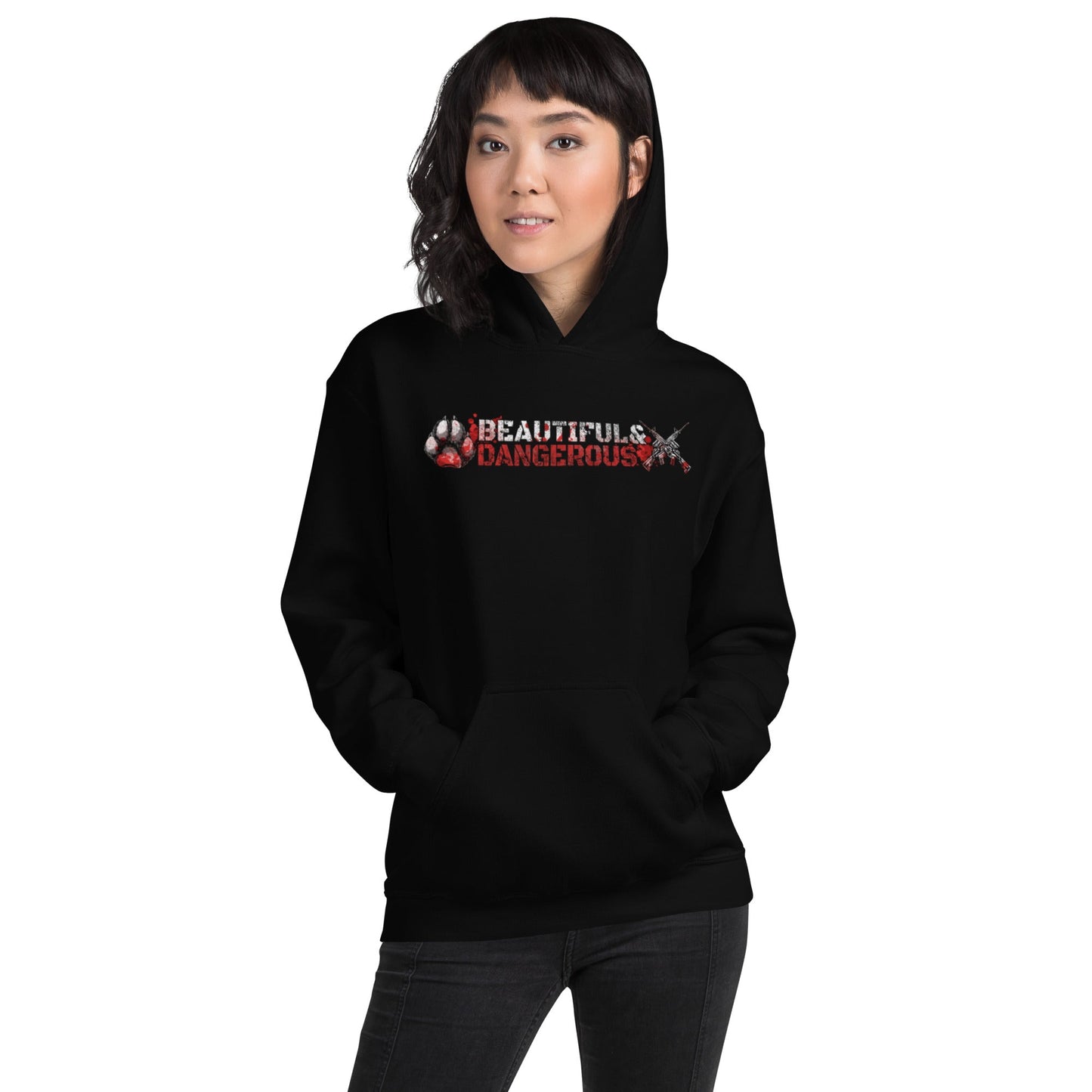 Beautiful and Dangerous Unisex Hoodie -Hoodies Tactical Ink USA