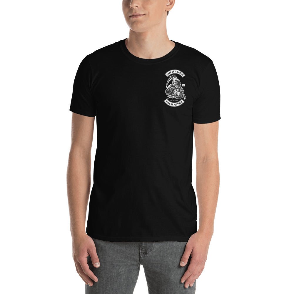 "Dogs of Anarchy" Grim Reaper K-9 Lover T-Shirt (Black & White) - Tactical Ink USA