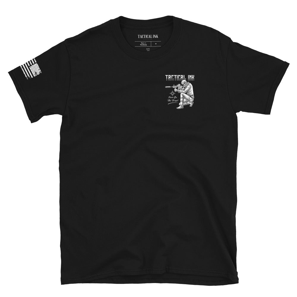 Focus On The Target Short-Sleeve Unisex T-Shirt -Shirts Tactical Ink USA