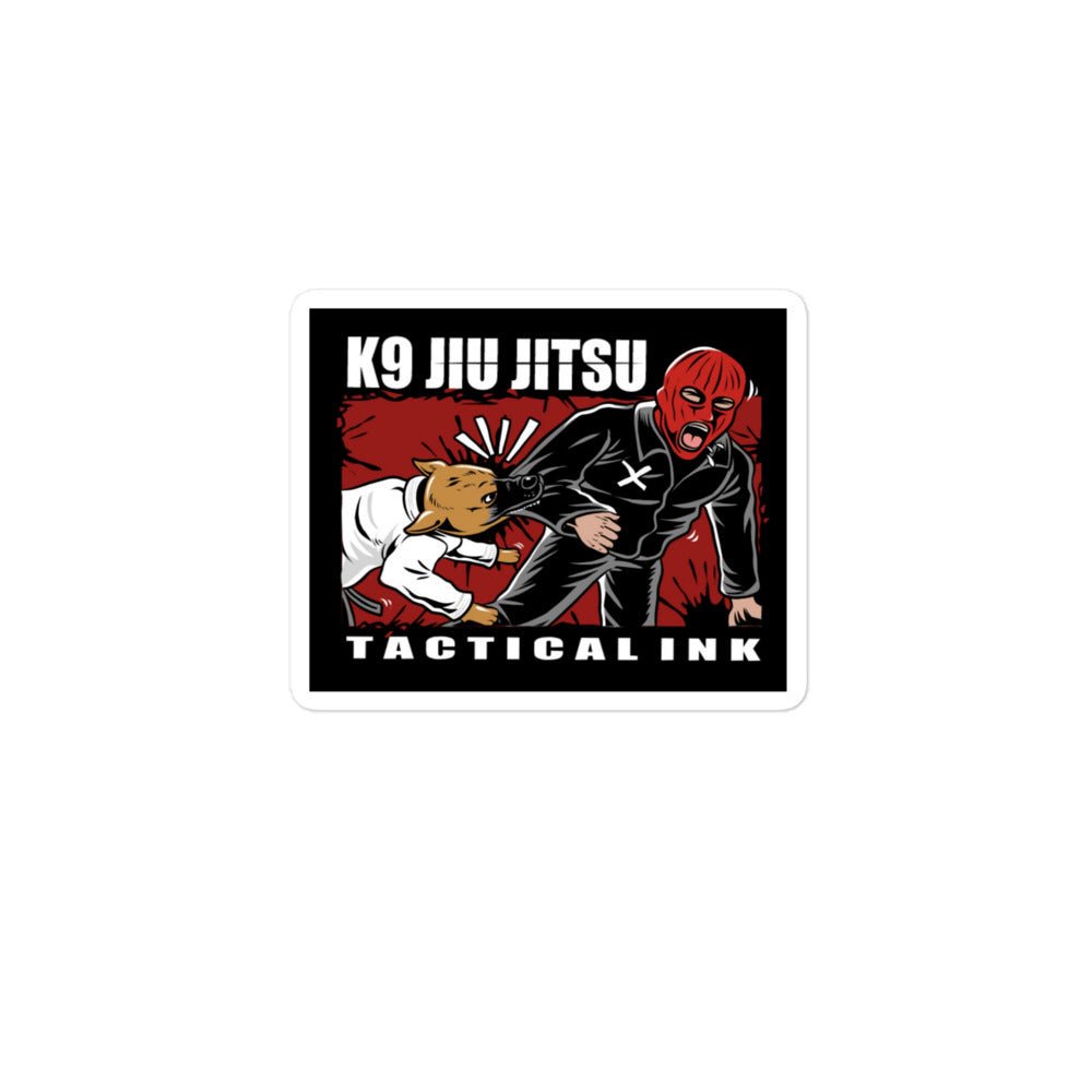 K9 JIU JITSU Bubble-free stickers -Stickers Tactical Ink USA