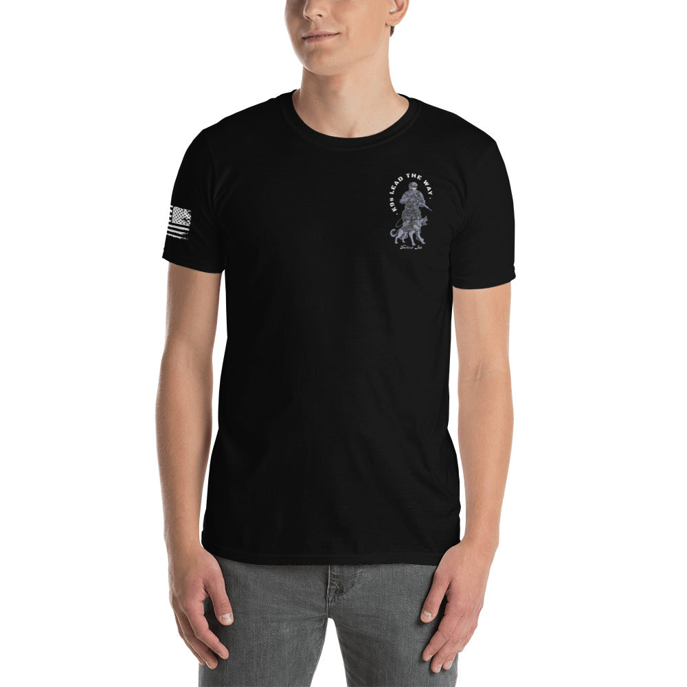 "Lead The Way" K-9 Handlers Unisex T Shirt