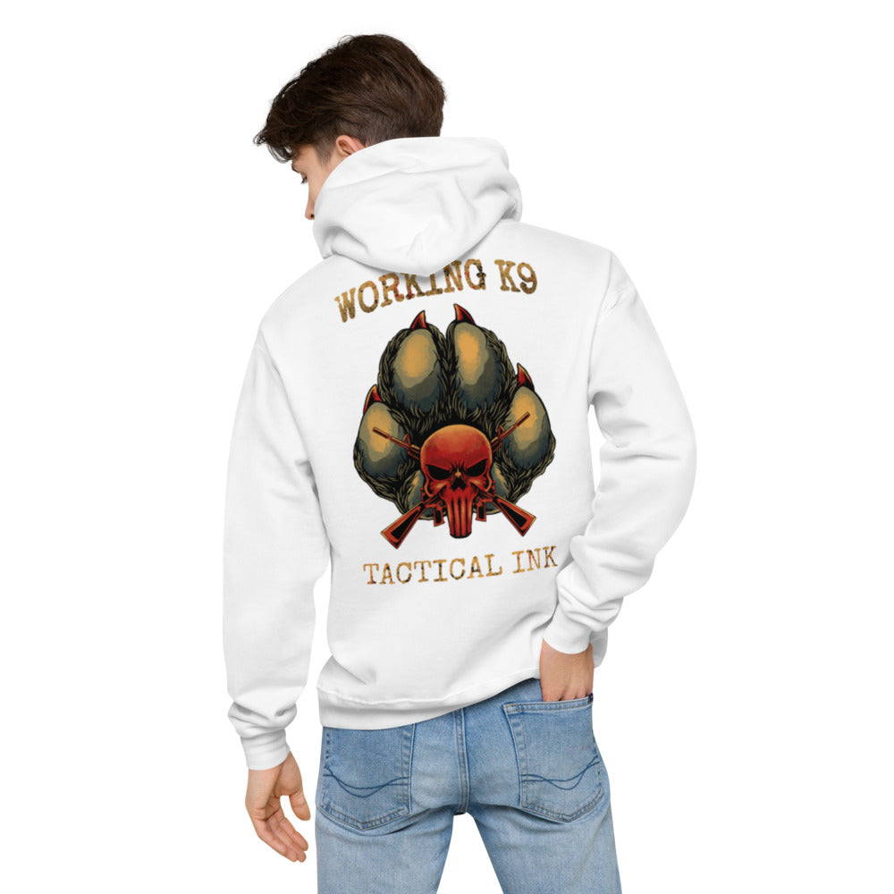 Working K9 Unisex fleece hoodie
