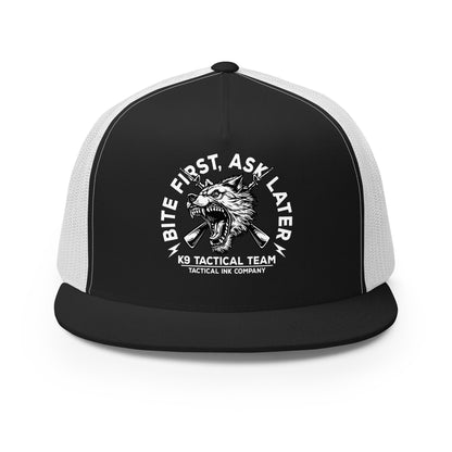 Bite First Trucker Cap