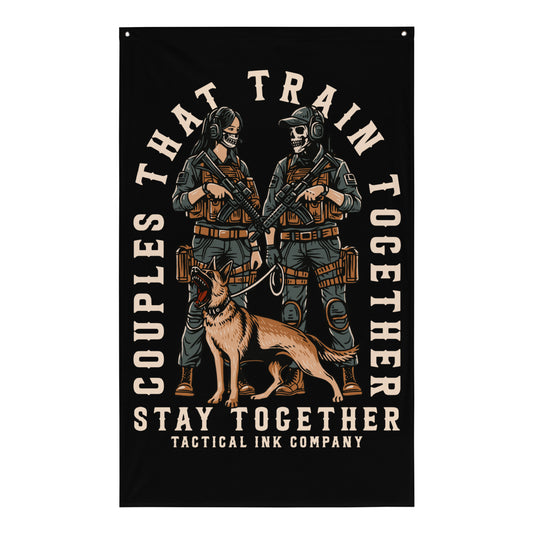 Couples That Train Together Flag