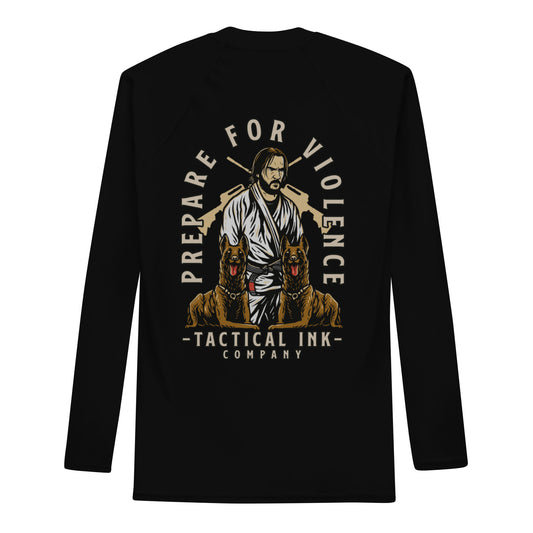 Prepare For Violence Men's Rash Guard