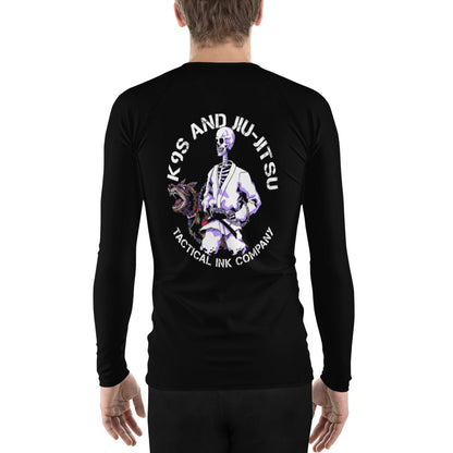 K9s and Jiu Jitsu Men's Rash Guard