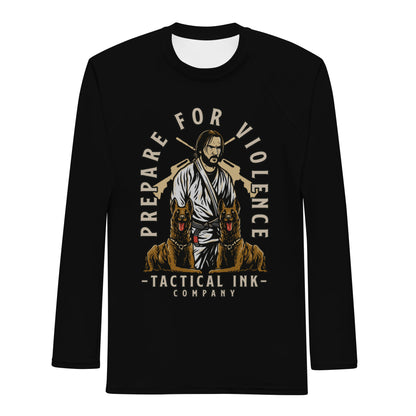 Prepare For Violence Men's Rash Guard