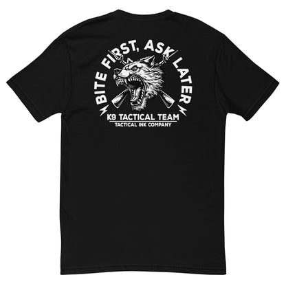 Bite First, Ask Later Short Sleeve T-shirt