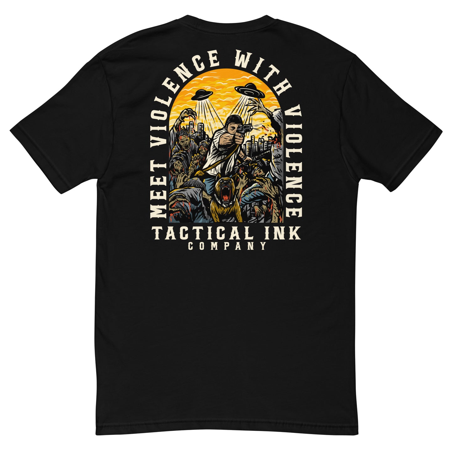 Meet Violence with Violence Short Sleeve T-shirt