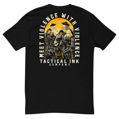 Meet Violence with Violence Short Sleeve T-shirt