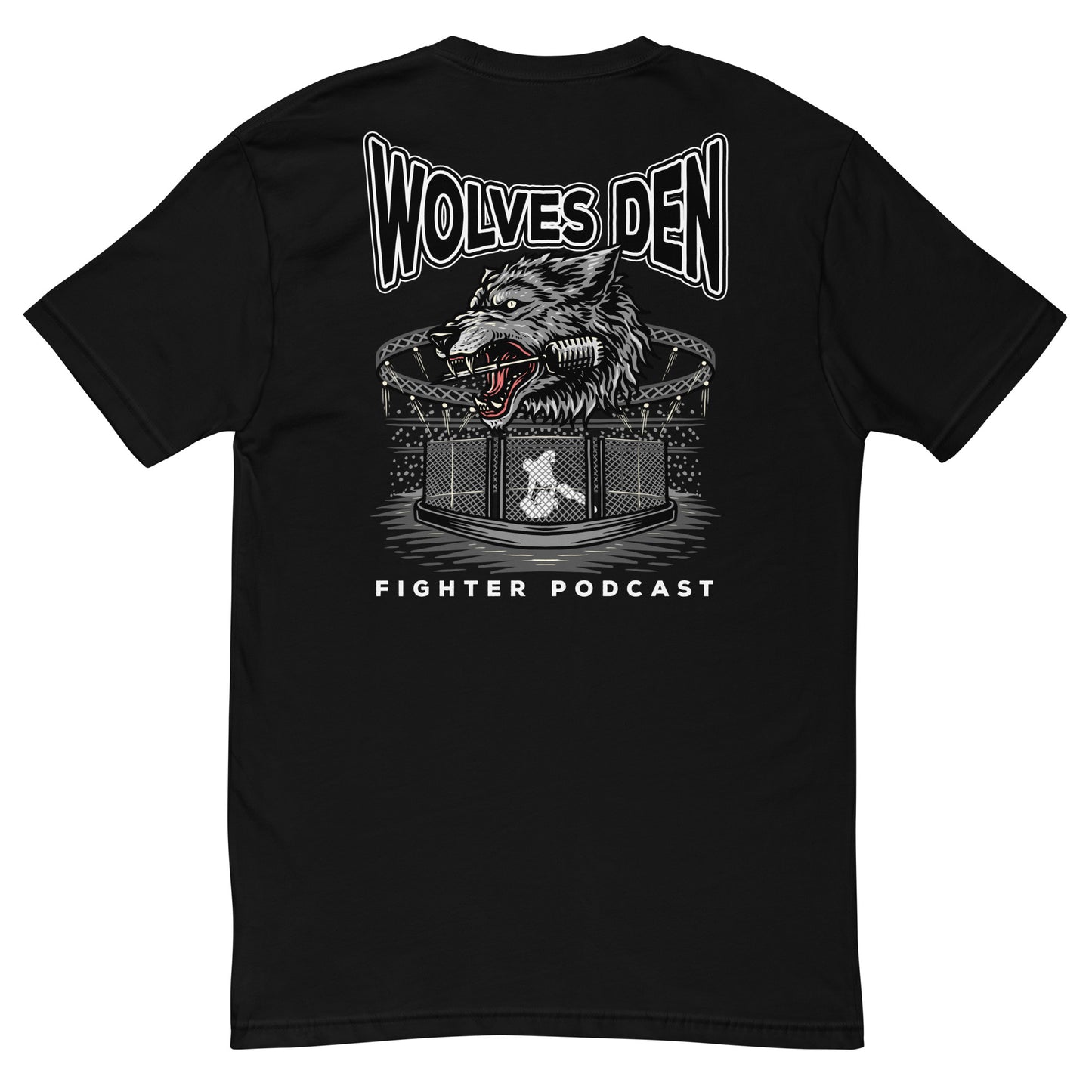 Wolves Den Fighter Podcast Short Sleeve T-shirt