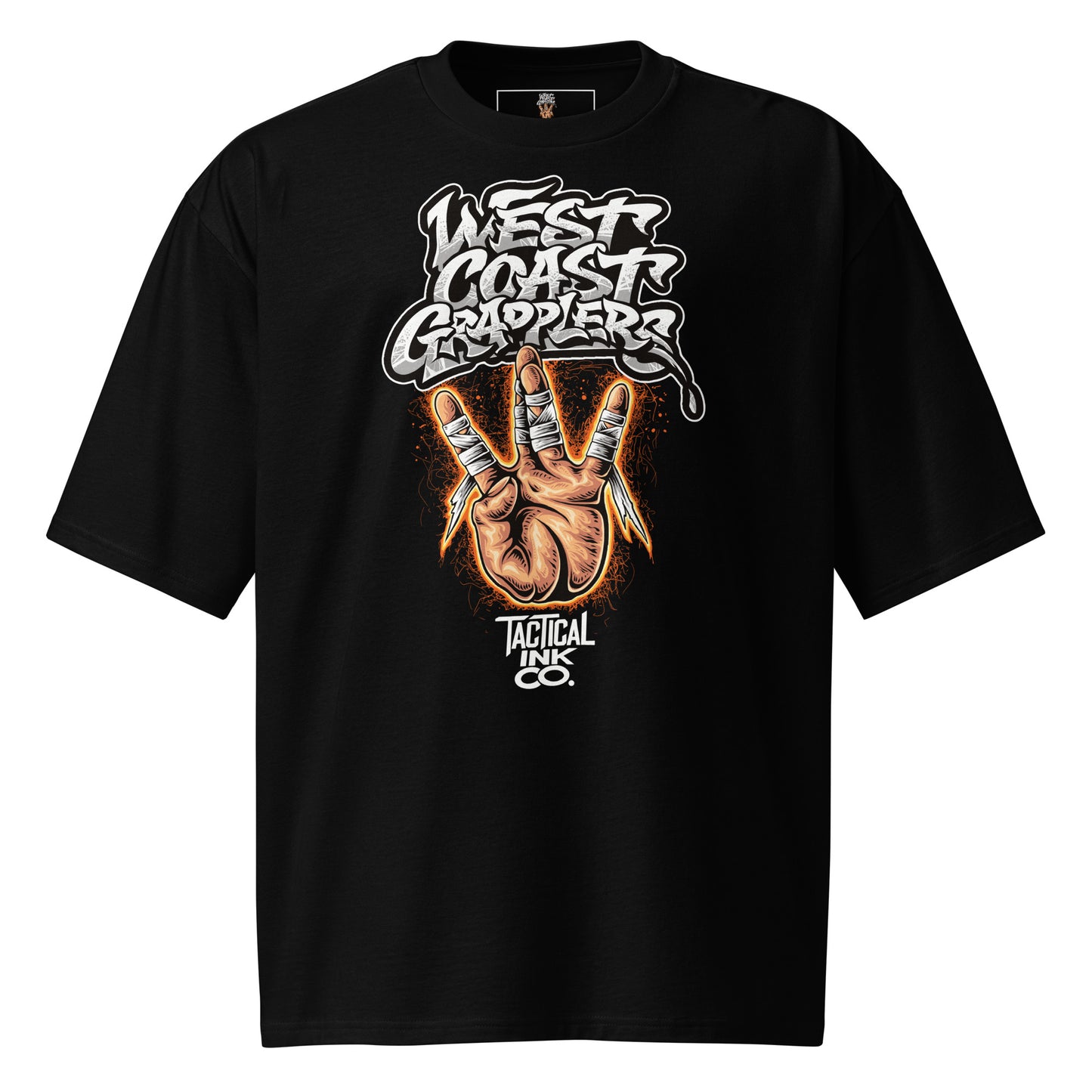West Coast Grappler Oversized heavyweight t-shirt