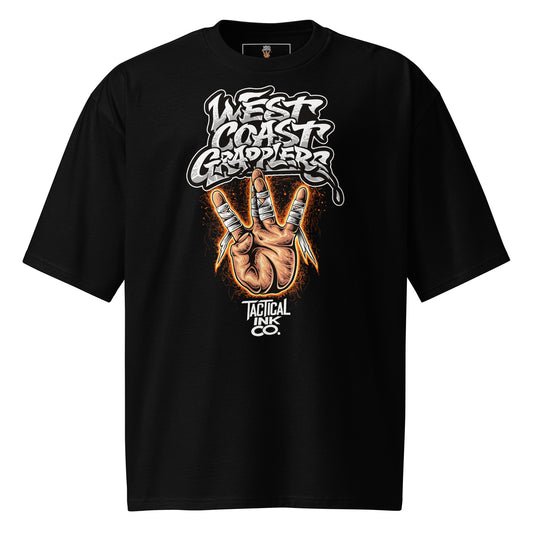 West Coast Grappler Oversized heavyweight t-shirt