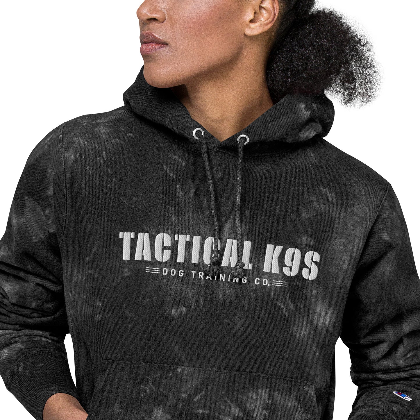 Tactical K9s Dyed Unisex Champion tie-dye hoodie