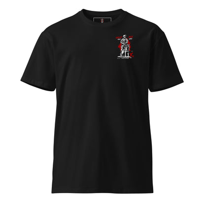Shoot First, Ask Later Unisex premium t-shirt