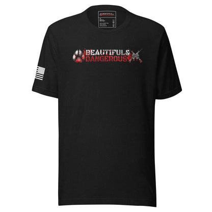 Beautiful and Dangerous K-9 Handler T-shirt -Shirts Tactical Ink USA