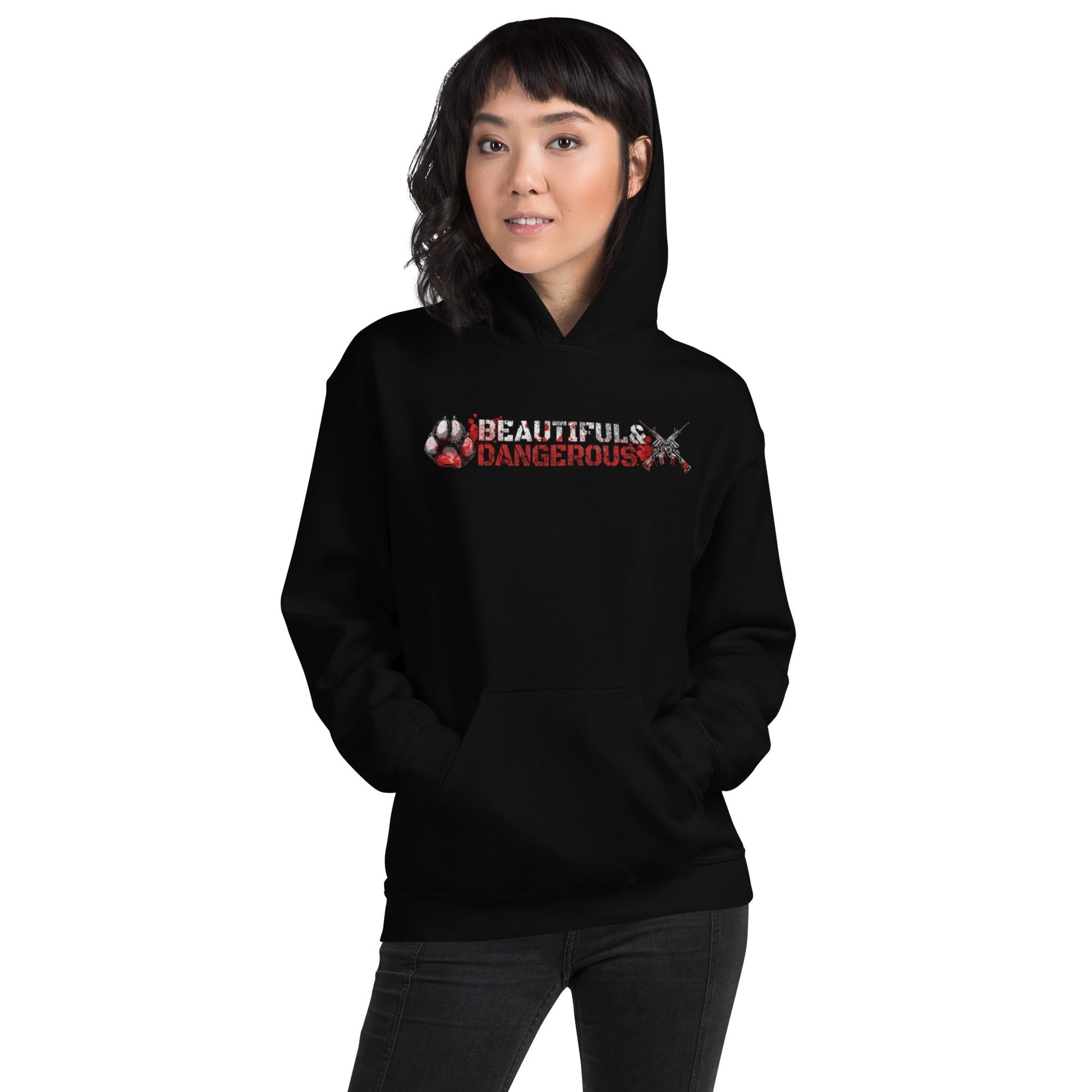 Beautiful and Dangerous Unisex Hoodie -Hoodies Tactical Ink USA