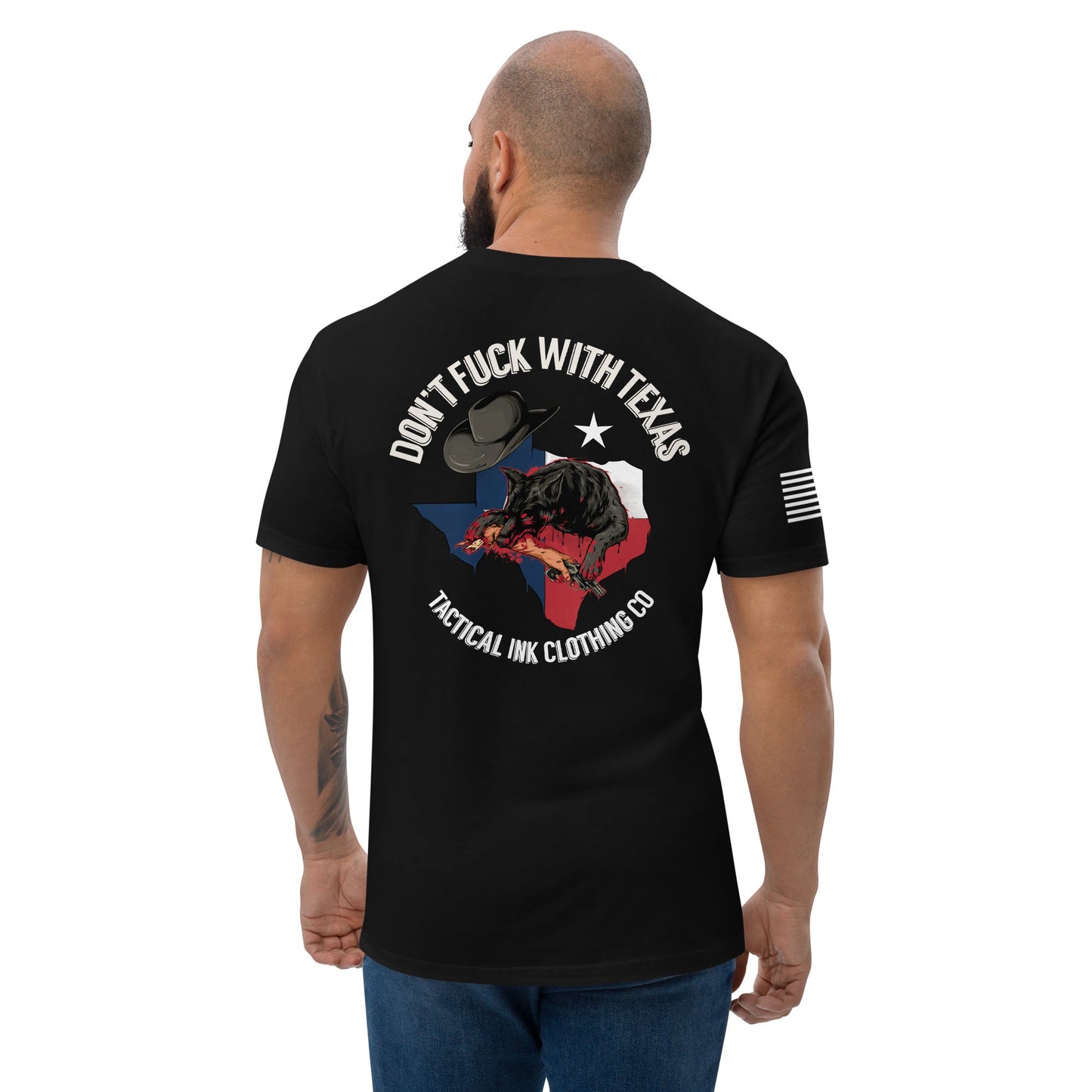 Don't F*ck With Texas Short Sleeve T-shirt -Shirts Tactical Ink USA