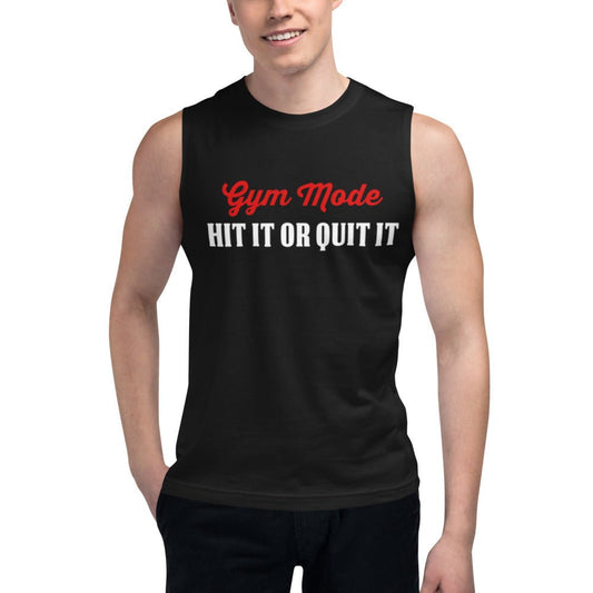 Gym Mode Muscle Shirt -Tank Tops Tactical Ink USA
