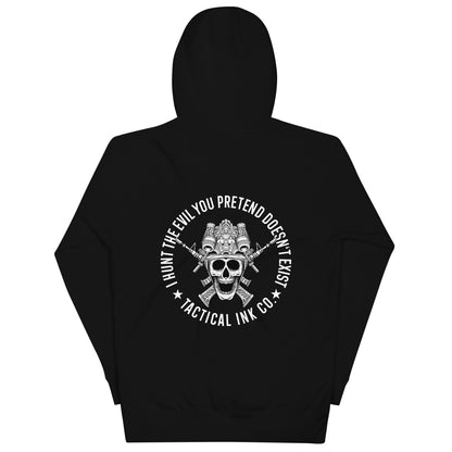 I HUNT THE EVIL uinisex Hoodie -Hoodies Tactical Ink USA