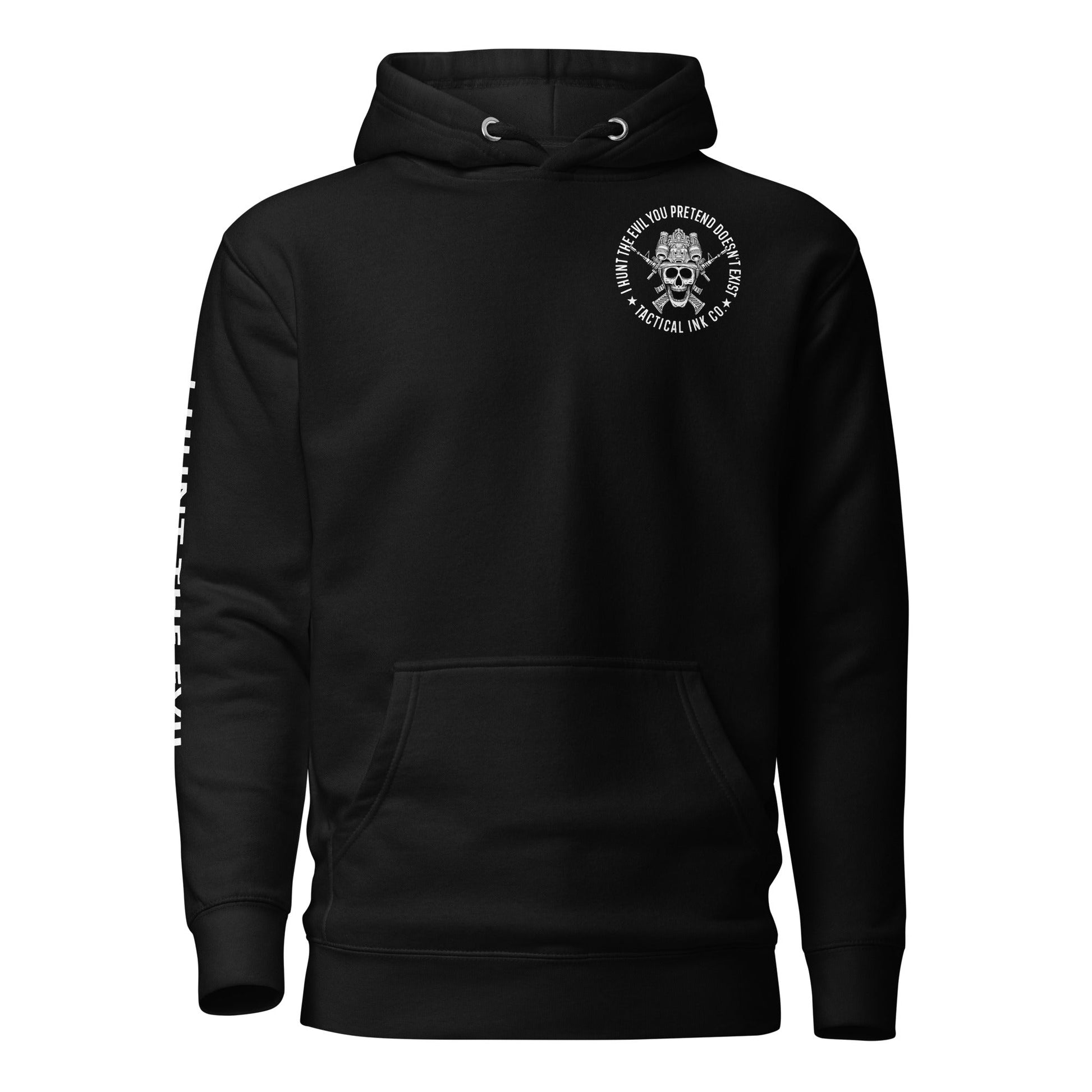 I HUNT THE EVIL uinisex Hoodie -Hoodies Tactical Ink USA