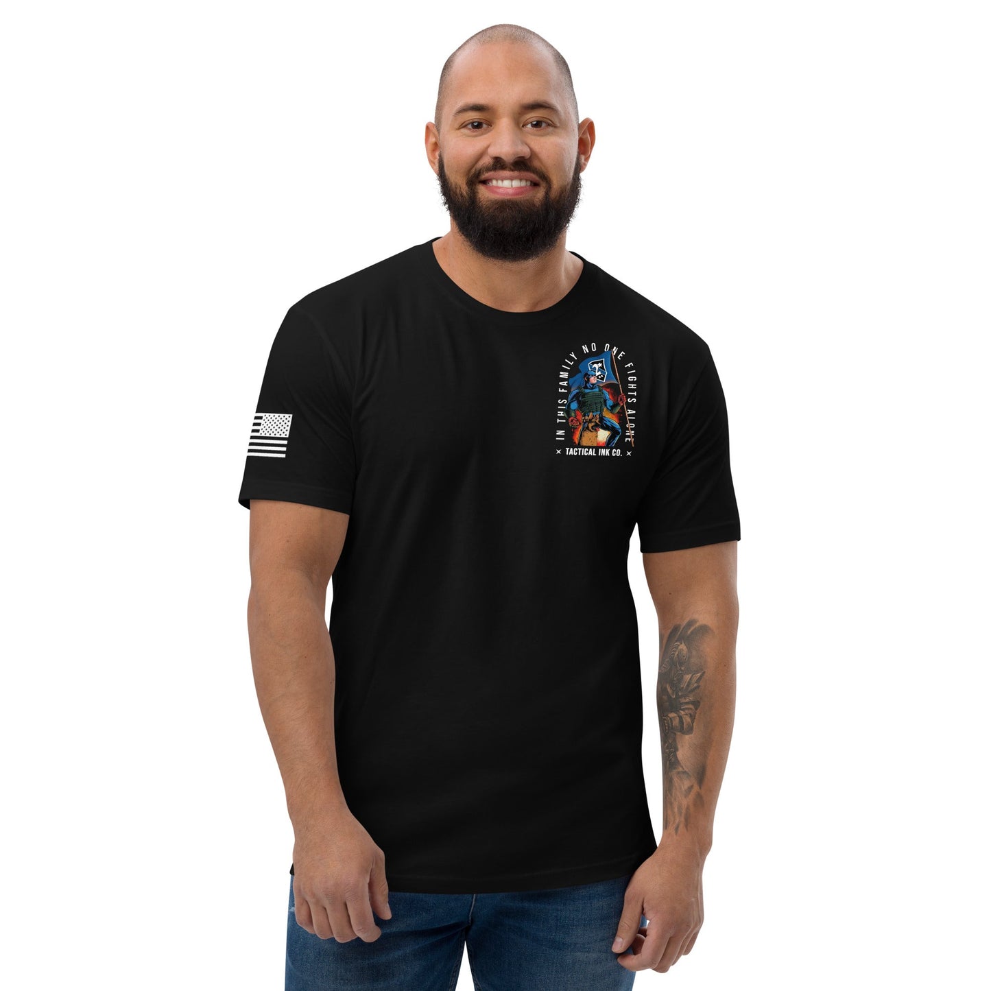 In This Family Short Sleeve T-shirt -Shirts Tactical Ink USA