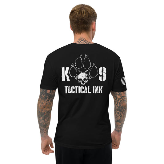 K9 Paw Short Sleeve T-shirt -Shirts Tactical Ink USA