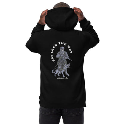 "Lead The Way" K-9 Handlers Unisex Hoodie -Hoodies Tactical Ink USA