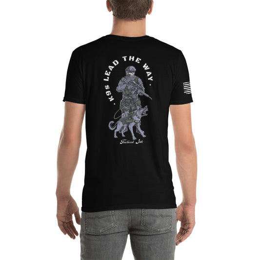 "Lead The Way" K-9 Handlers Unisex T Shirt