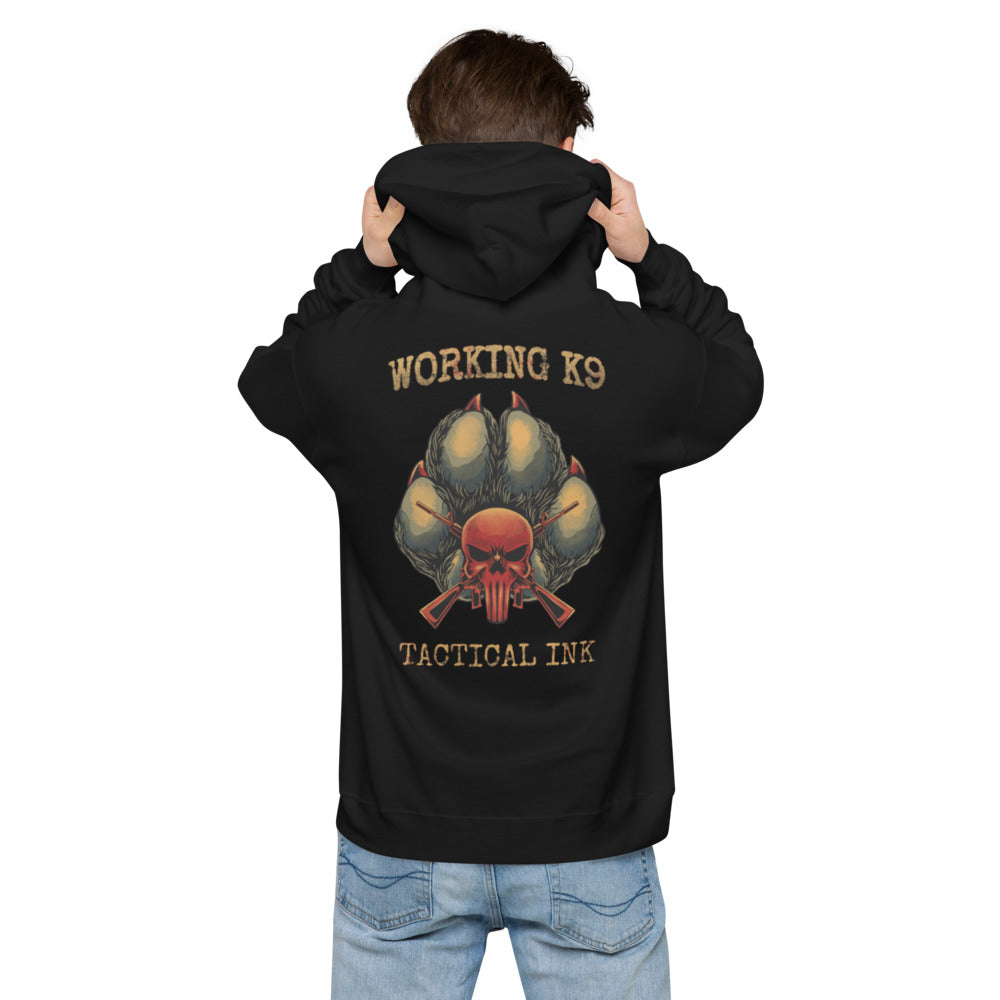 Working K9 Unisex fleece hoodie