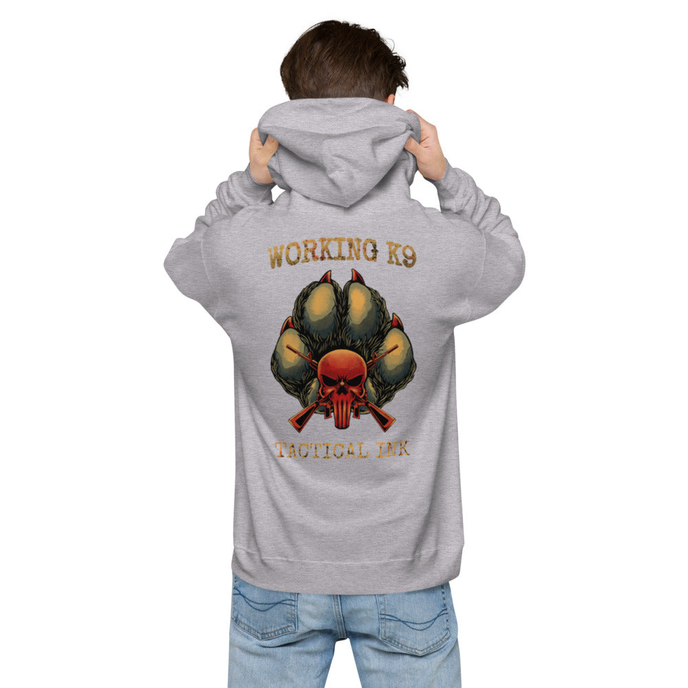 Working K9 Unisex fleece hoodie