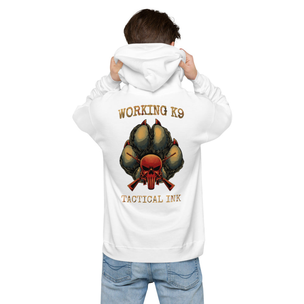 Working K9 Unisex fleece hoodie