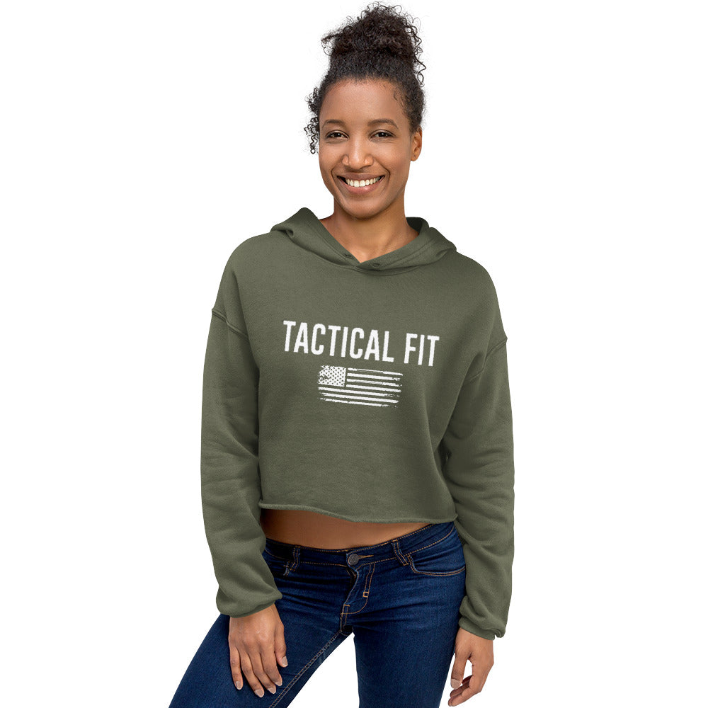 TACTICAL FIT Crop Hoodie
