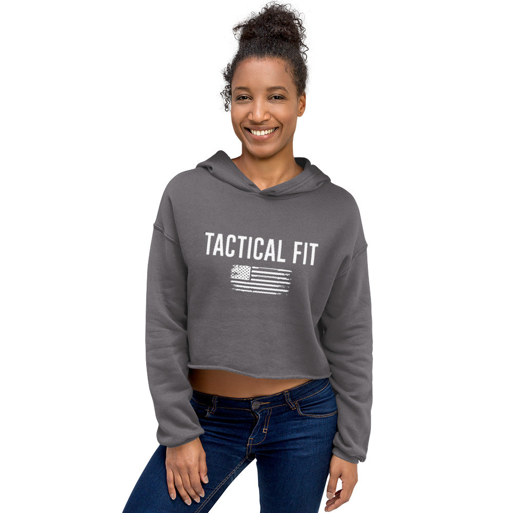 TACTICAL FIT Crop Hoodie